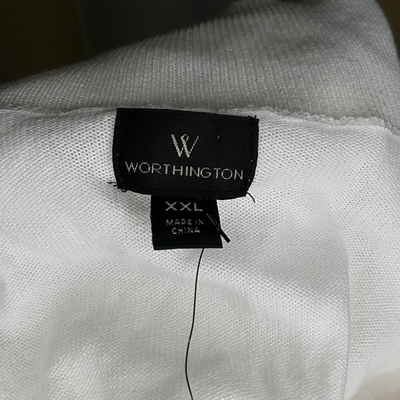 NWT Worthington asymmetrical sweater blouse F22 - Picture 6 of 6